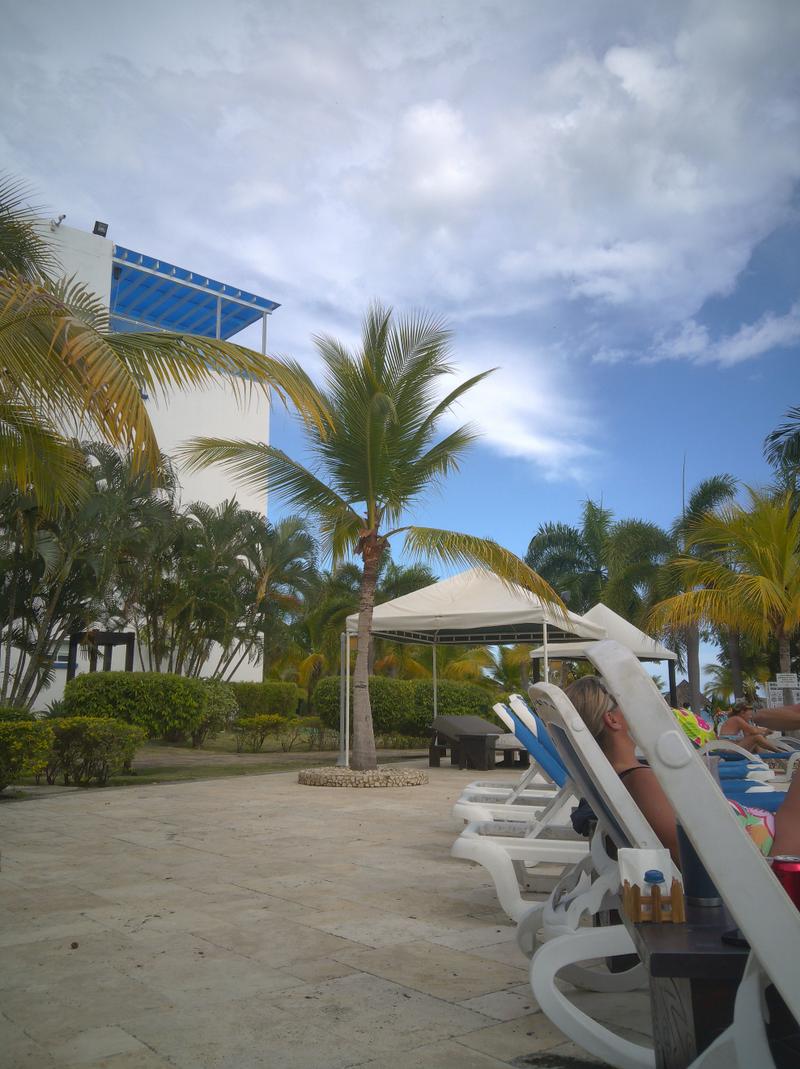 Vintage Color Photo at resort