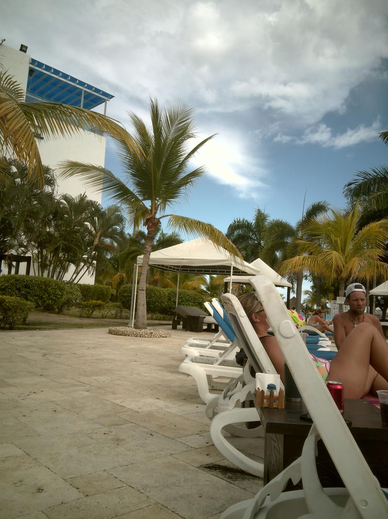 Vintage Warm Tone Photo at resort