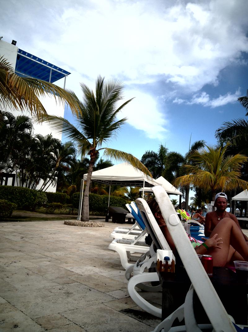 Vintage Deep Tone Photo at resort